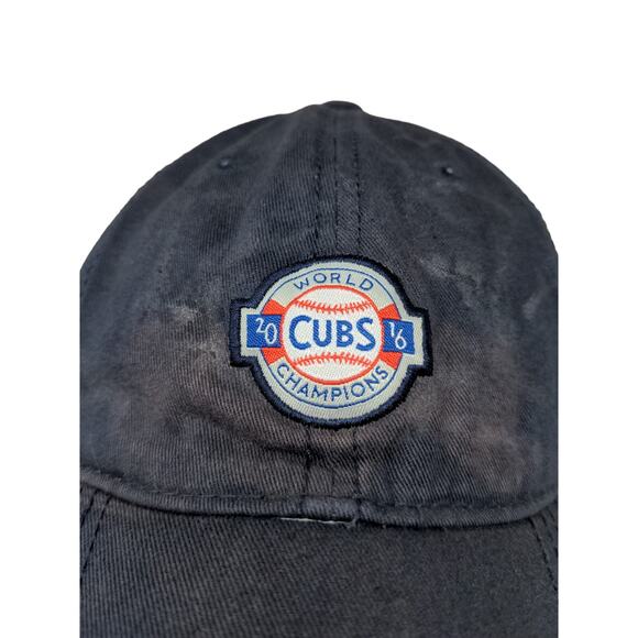Jim Beam MLB 2016 Chicago Cubs World Championships Strapback Hat Black SEE DESC - Picture 1 of 11